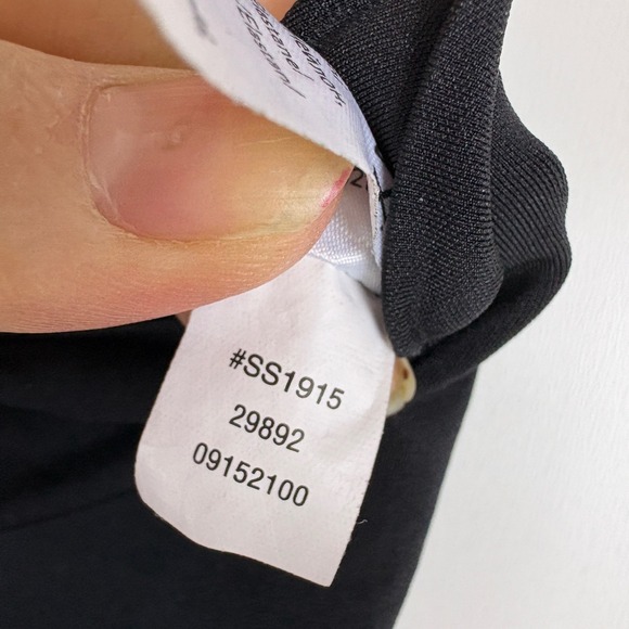 Spanx by Sara Blakely Black High Waisted Mid Thigh Shaper Shorts Size Large - Picture 7 of 7